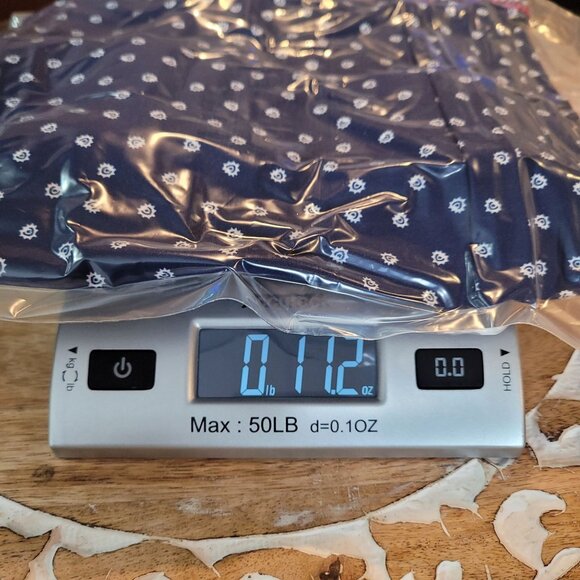 New Directions Womens Blue Paisley Border Print Wide-Leg Pants L Polyester/Spand - Picture 9 of 9